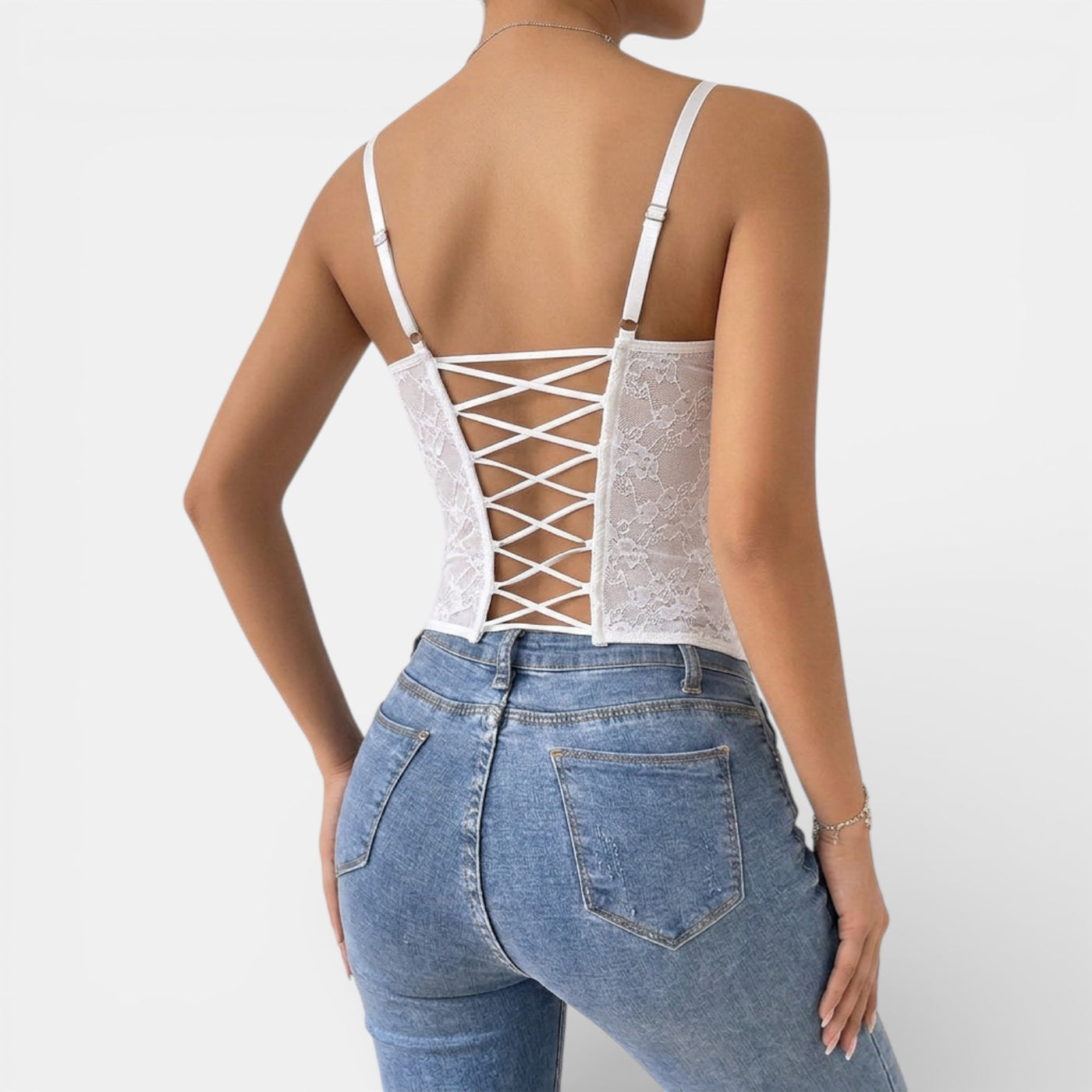 Women's Elegant and Comfortable Lace Bustier Top