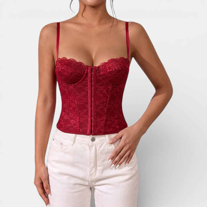 Top Bustier de Encaje Mujer Elegante y Cómodo