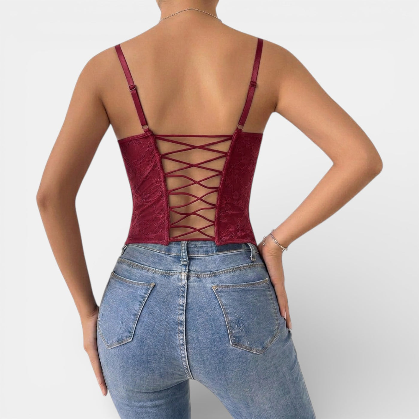 Women's Elegant and Comfortable Lace Bustier Top