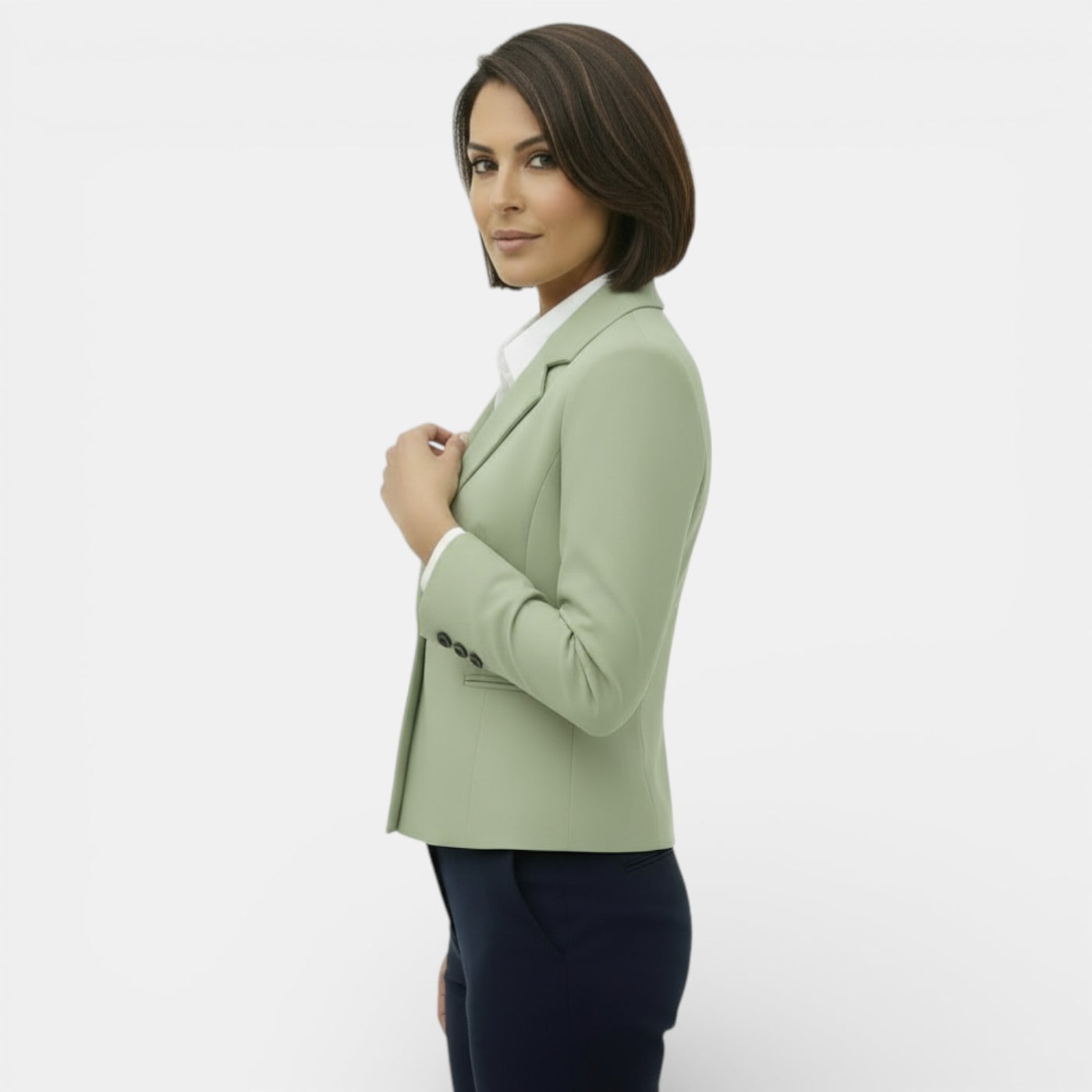Blazer Mujer Elegante Slim Fit