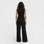 Conjunto Elegante Mujer Chaleco y Pantalón