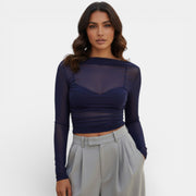 Women's Sheer Fitted Top