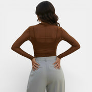Women's Sheer Fitted Top
