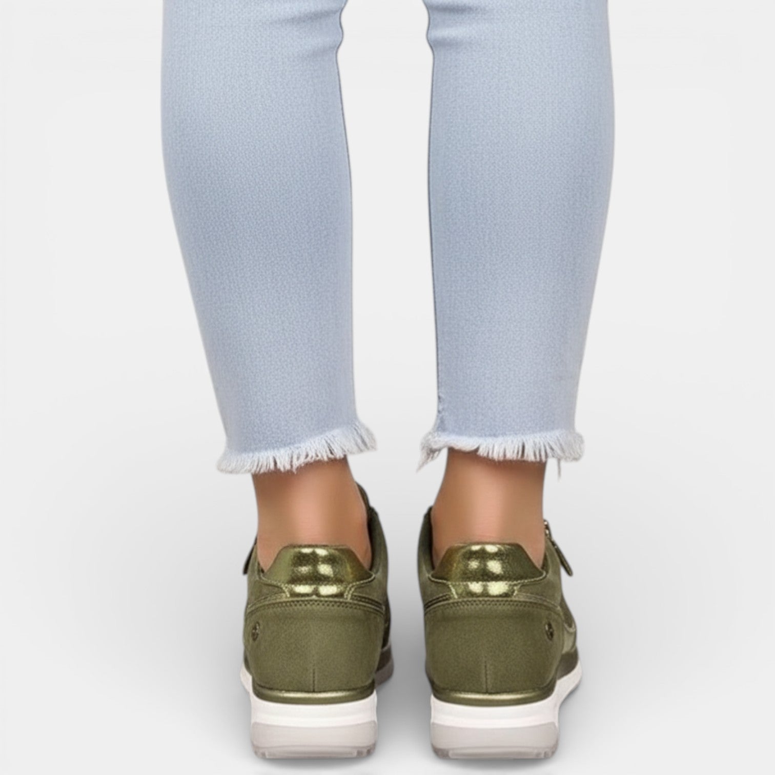 Zapatos Ortopédicos Mujer Plataforma Brillante