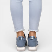 Zapatos Ortopédicos Mujer Plataforma Brillante