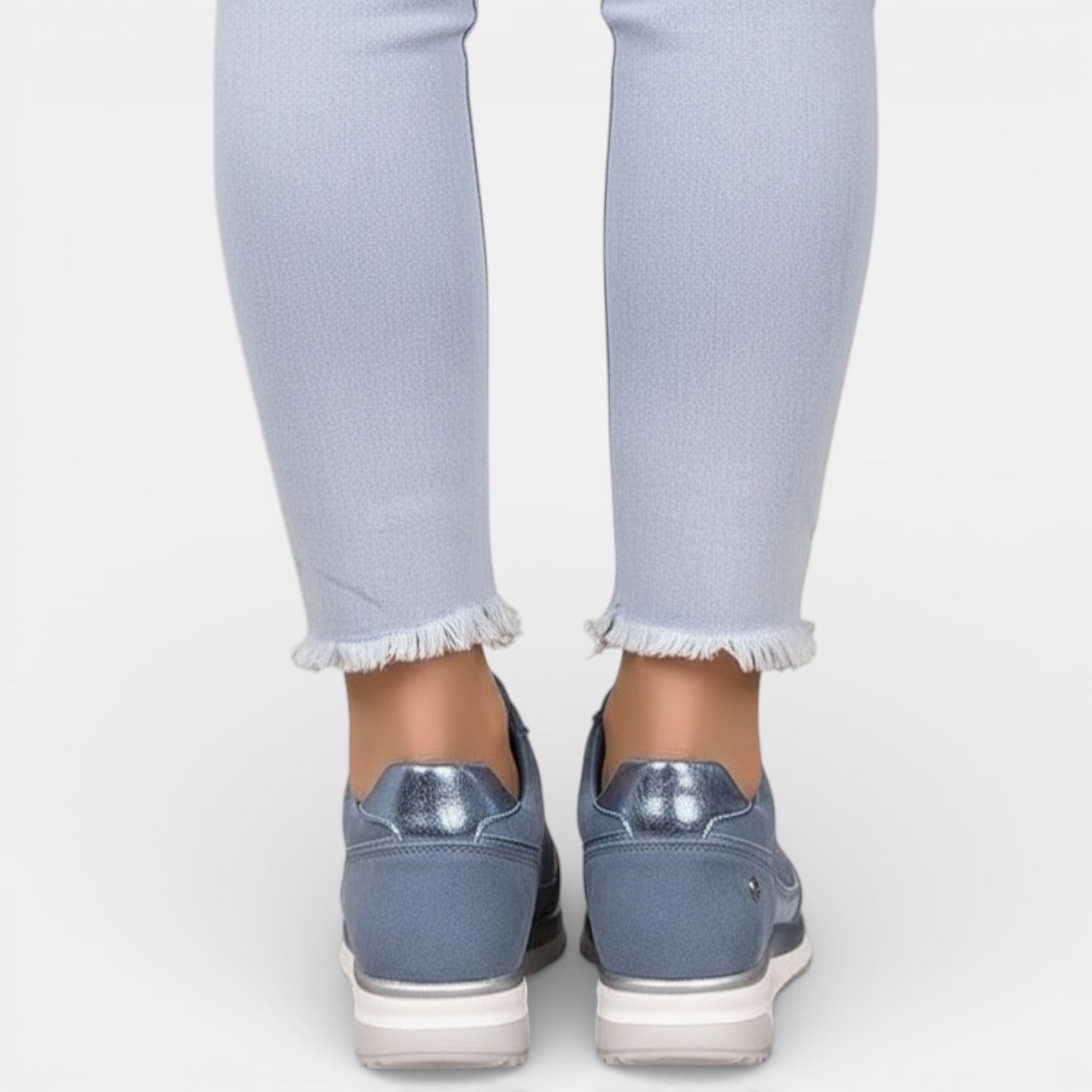 Zapatos Ortopédicos Mujer Plataforma Brillante