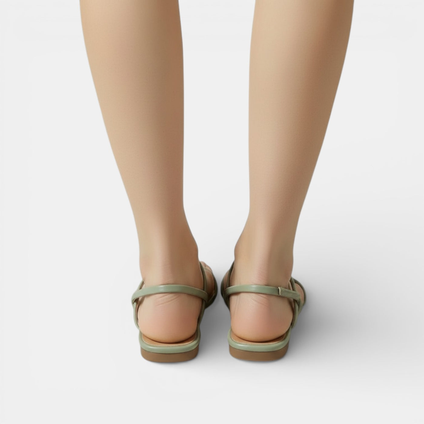 Women's Flat Roman Sandals with Straps