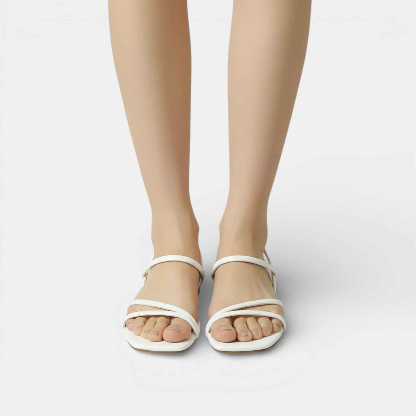 Women's Flat Roman Sandals with Straps