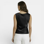 Blusa Satinada Sin Mangas Mujer