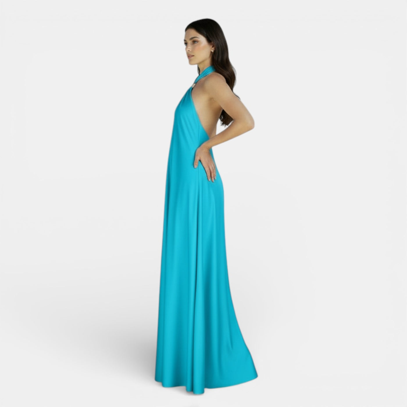 Vestido Satén Tirantes Mujer