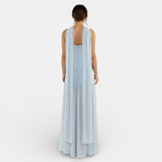 Women's Satin and Chiffon Strappy Dress