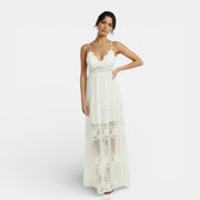 Boho V-Neck Strappy Dress
