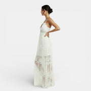 Boho V-Neck Strappy Dress