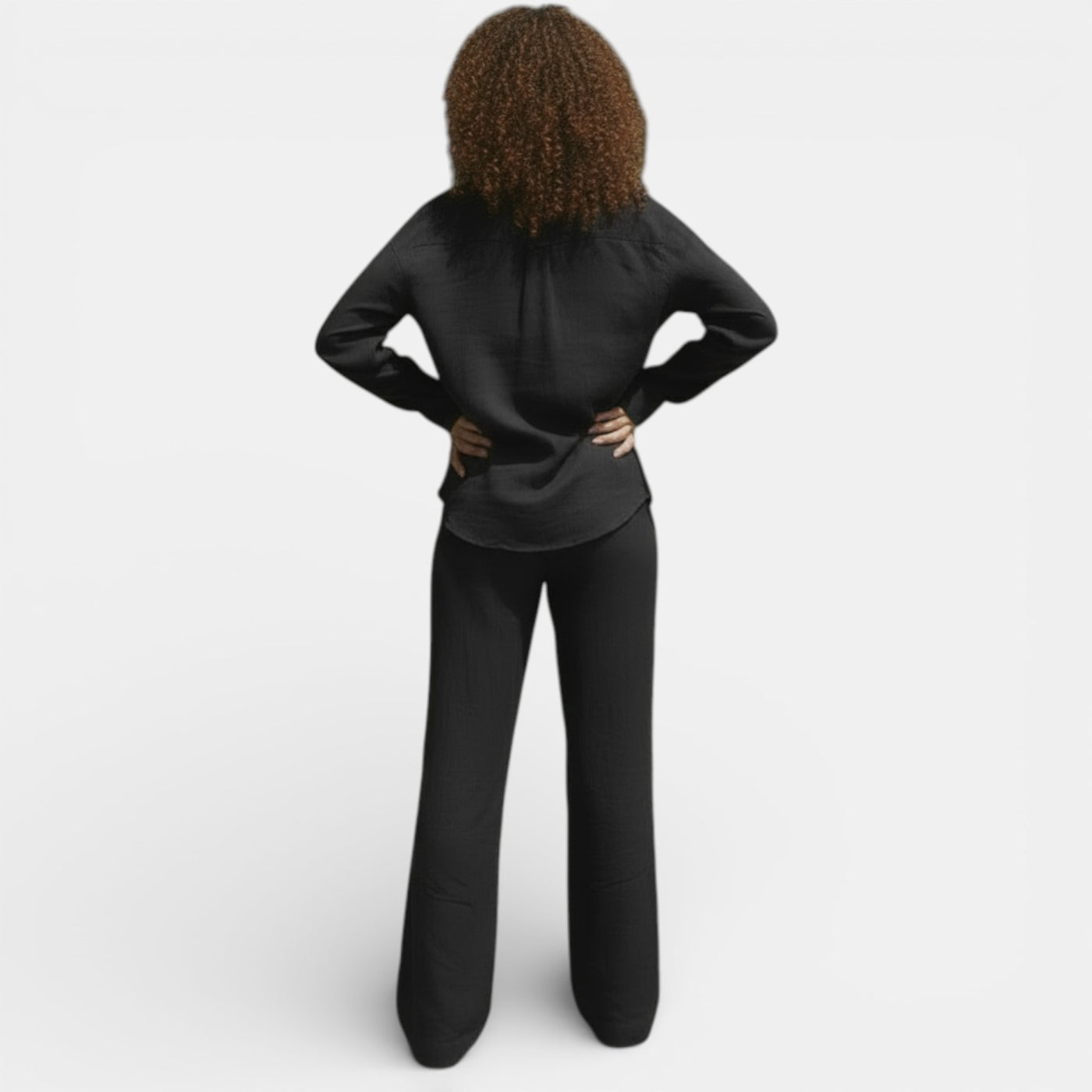 Women's Loose Shirt and Pants Set