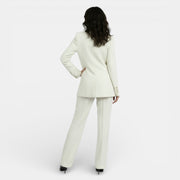 Conjunto Mujer Blazer Entallado y Pantalón Slim