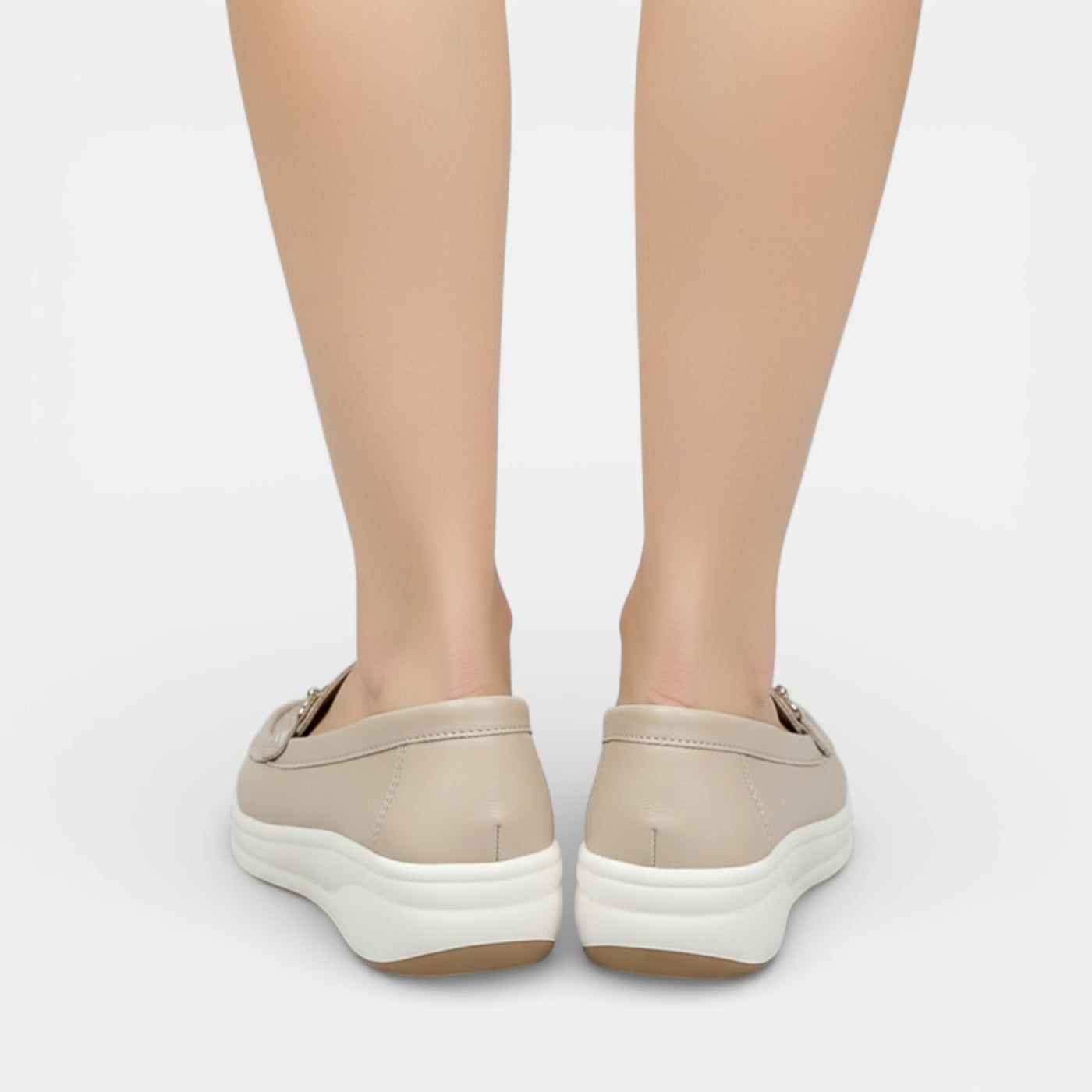 Zapatos Plataforma Mujer Hebilla Metálica