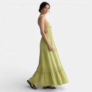 Backless Maxi Dress with Straps