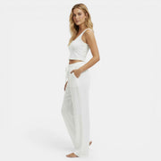 Women's Wide-Leg Linen Pants