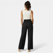 High-Waisted Linen Cotton Trousers