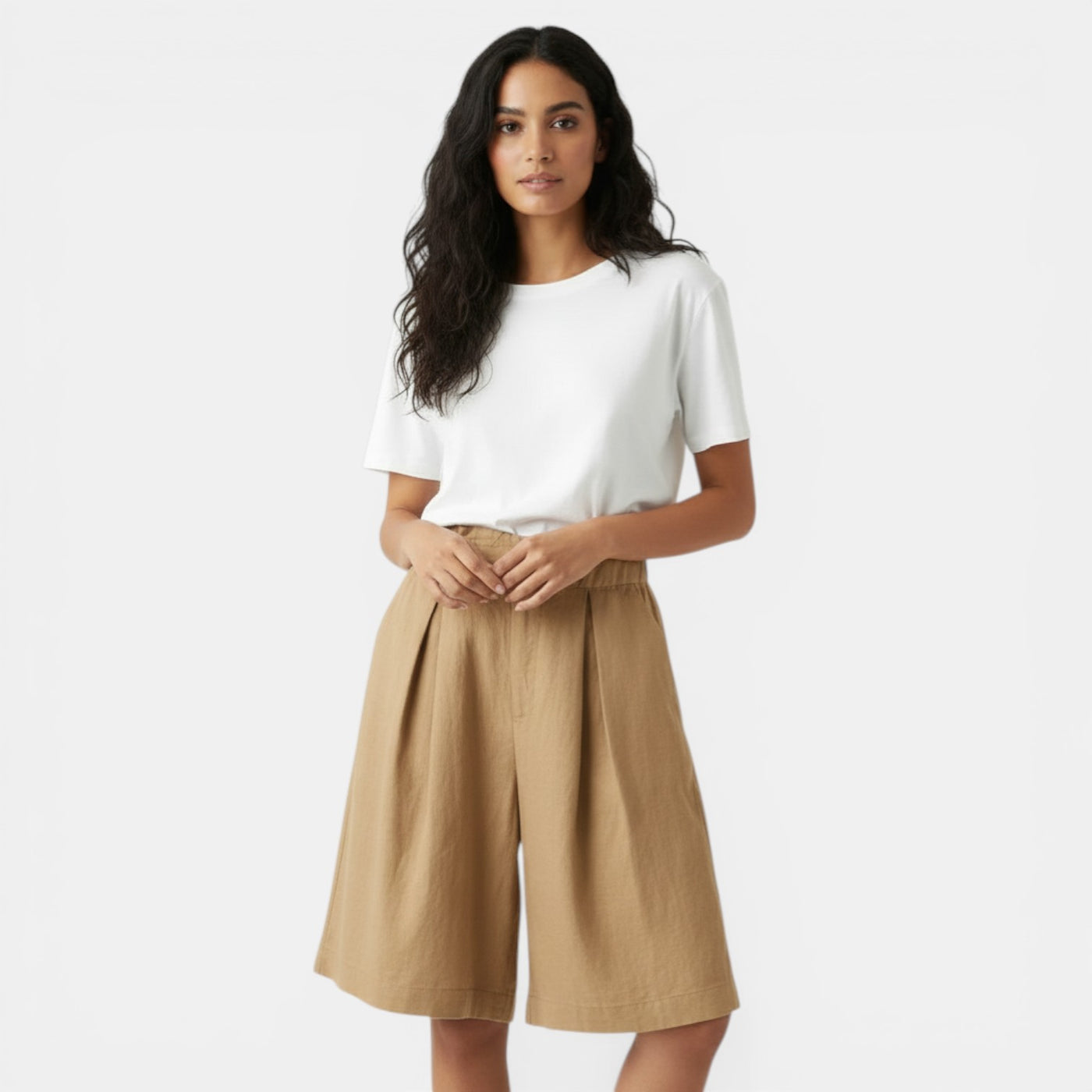 Women's Linen Cotton Summer Shorts