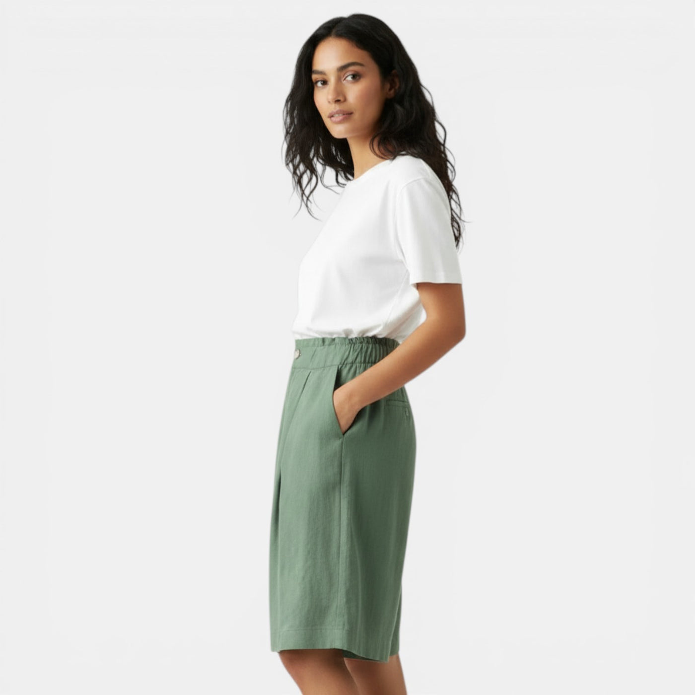 Women's Linen Cotton Summer Shorts