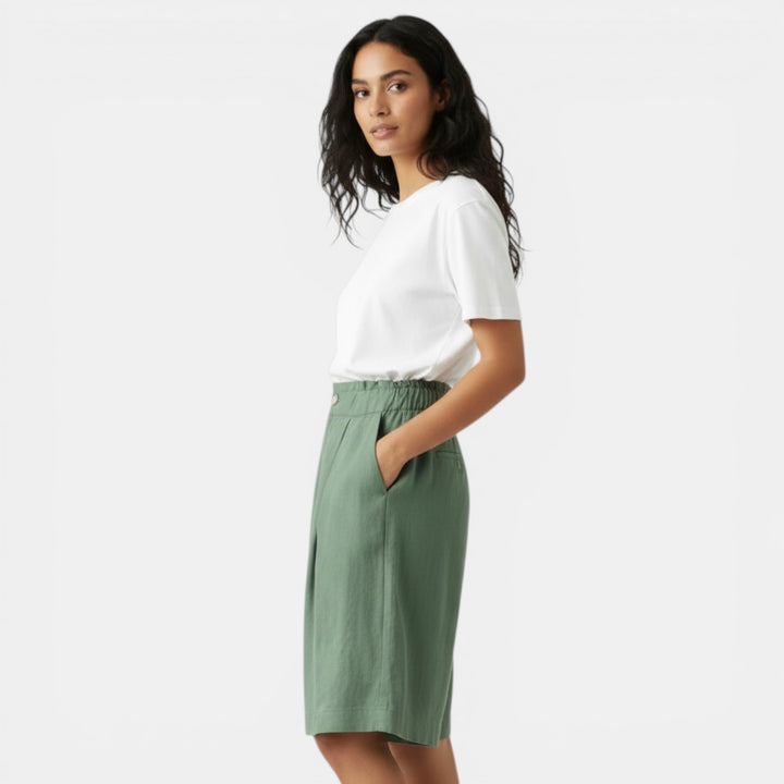 Shorts Mujer Lino Algodón Verano