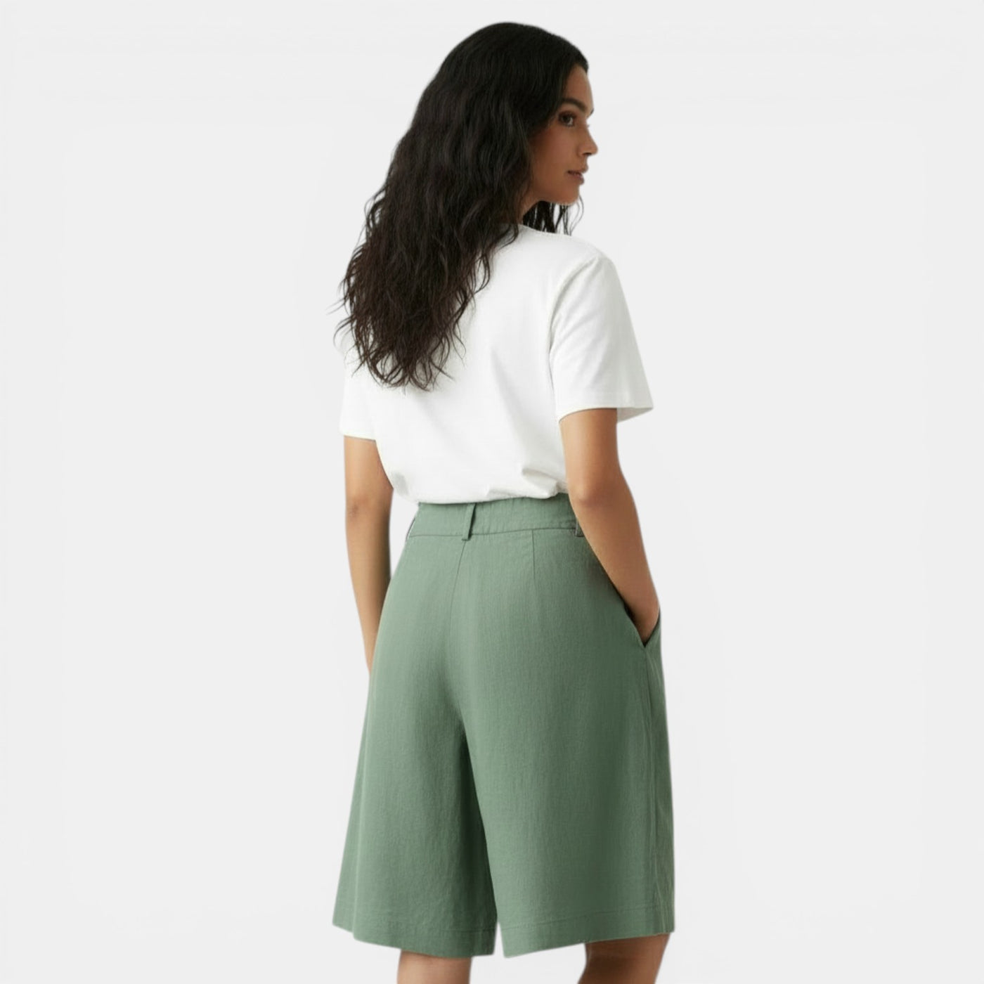 Women's Linen Cotton Summer Shorts