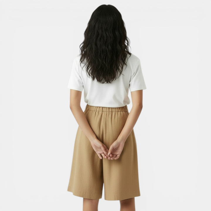 Shorts Mujer Lino Algodón Verano