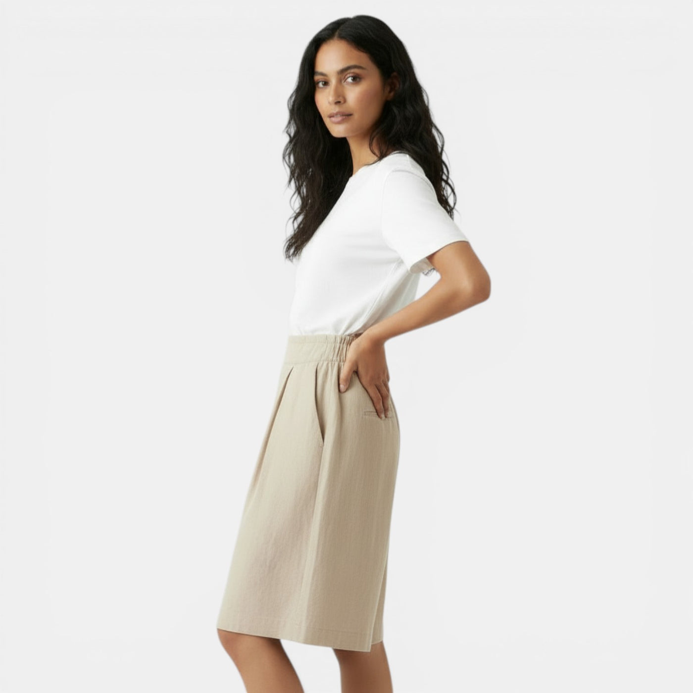 Women's Linen Cotton Summer Shorts