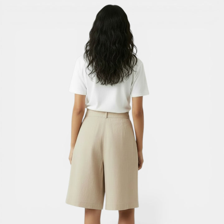 Shorts Mujer Lino Algodón Verano