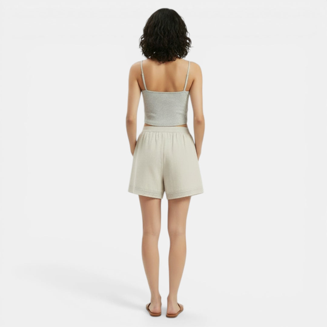 Pantalones Cortos Verano Lino Algodón