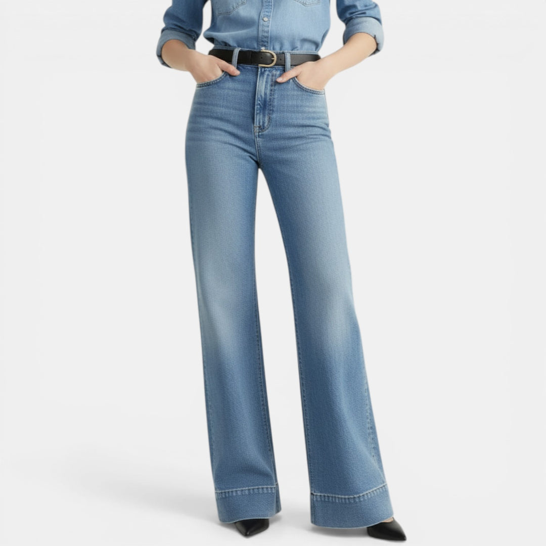 Pantalones Vaqueros Holgados Mujer