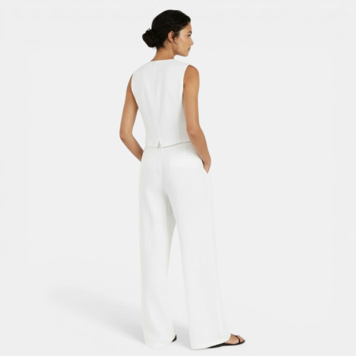 Conjunto Top y Pantalón Tiro Alto