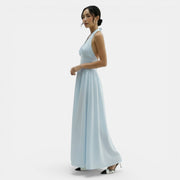 Women's Summer Lace Halter Maxi Dress
