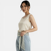 Elegant Sleeveless Satin Top