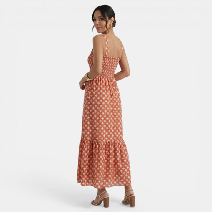 Vestido Boho Mujer Estampado Verano