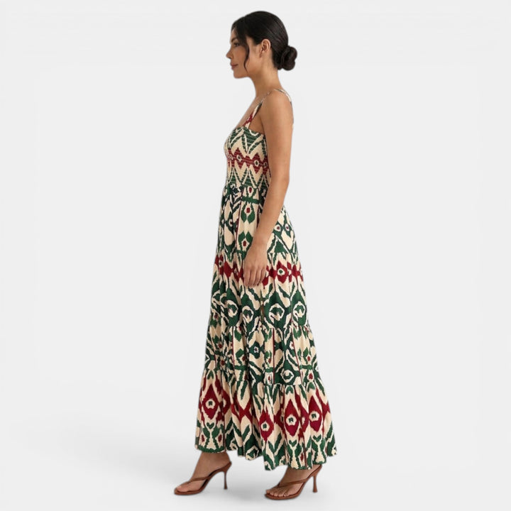 Vestido Boho Mujer Estampado Verano