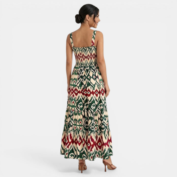 Vestido Boho Mujer Estampado Verano