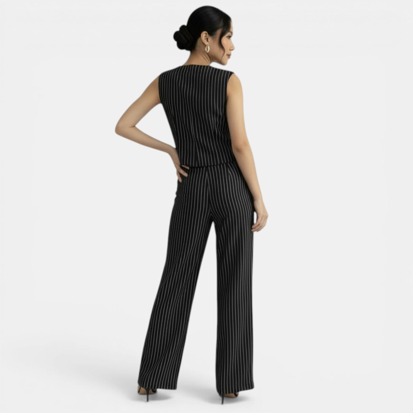 Women's Elegant Striped Suit