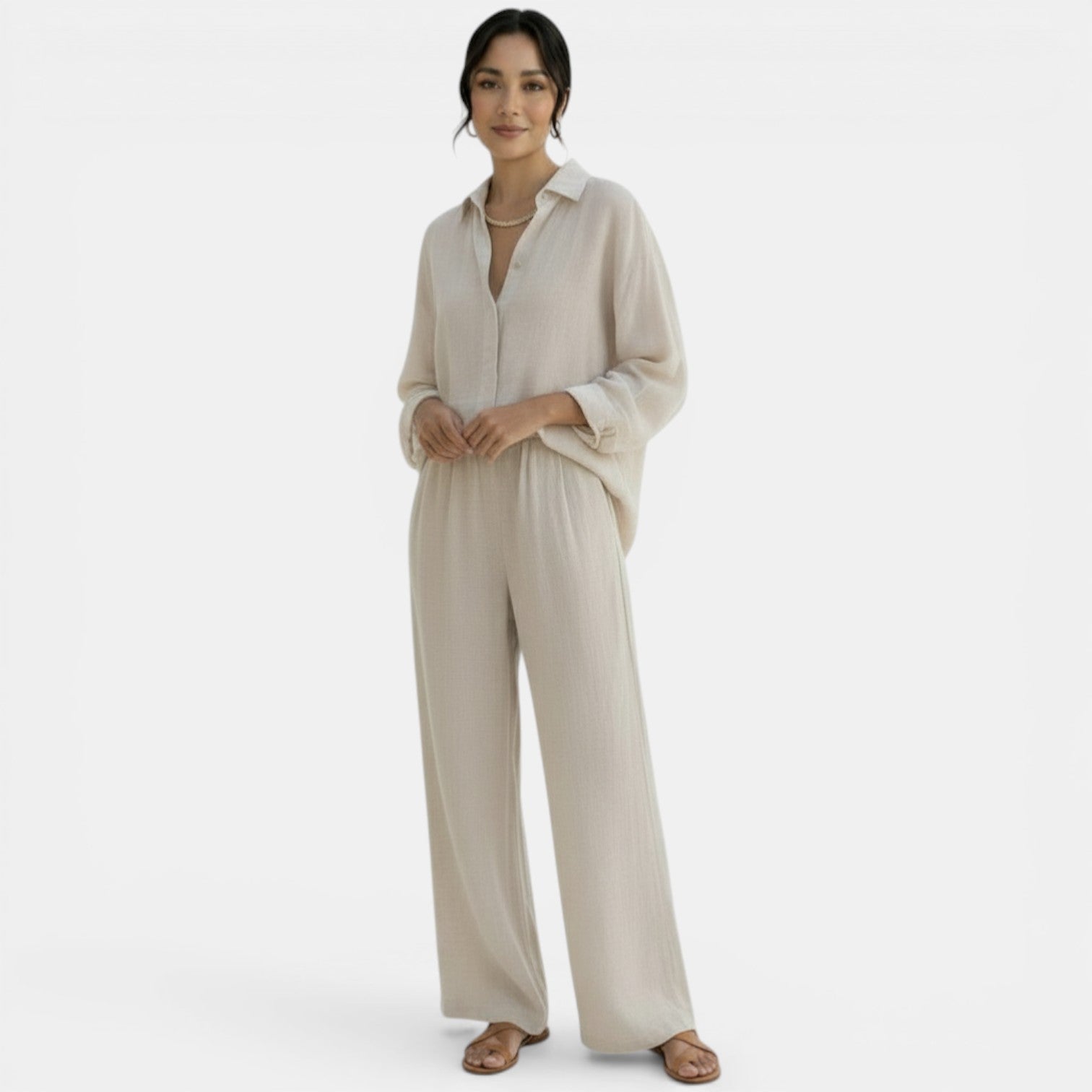 Conjunto Blusa y Pantalón Casual
