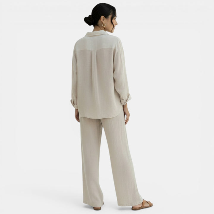 Blouse and Pants Casual Set