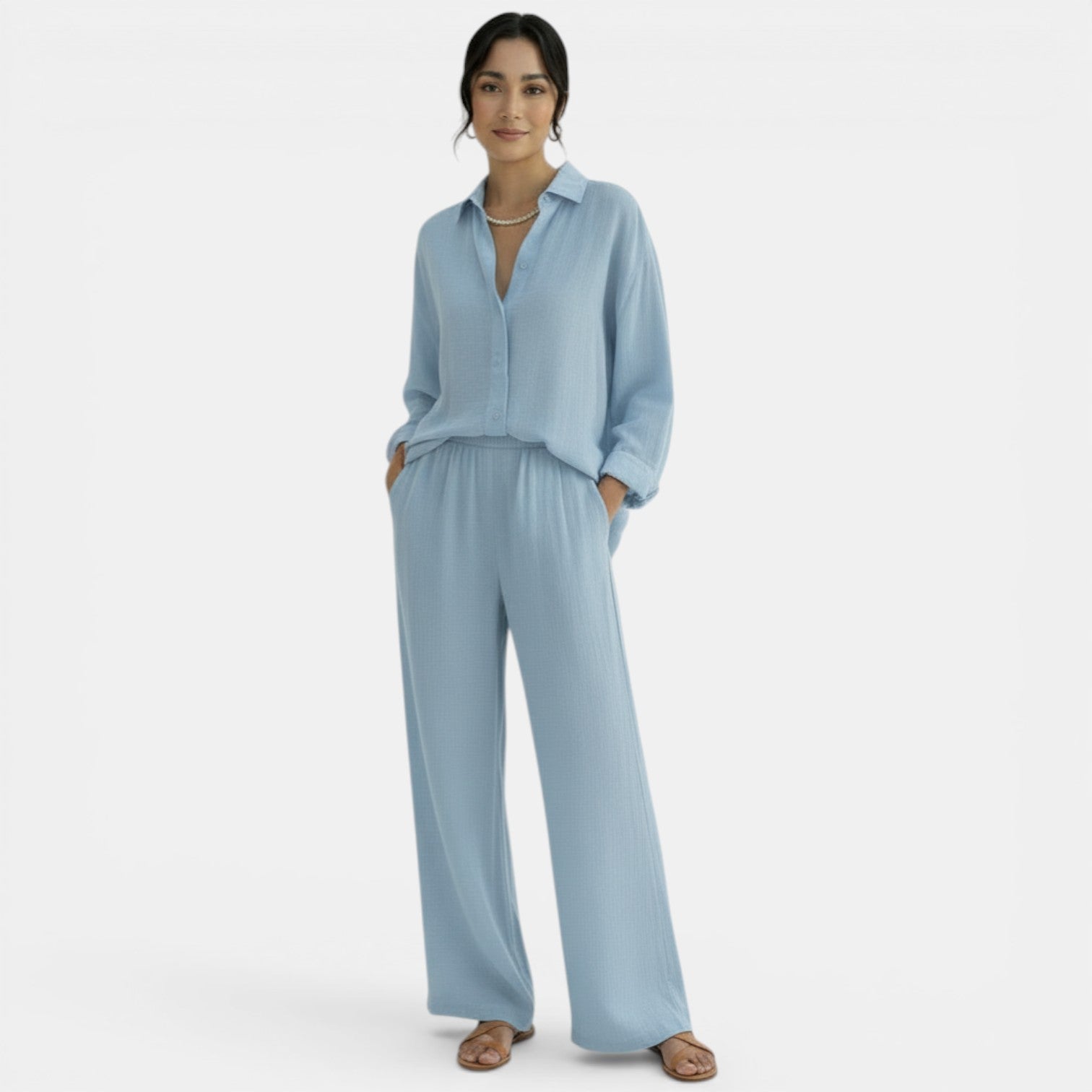 Conjunto Blusa y Pantalón Casual