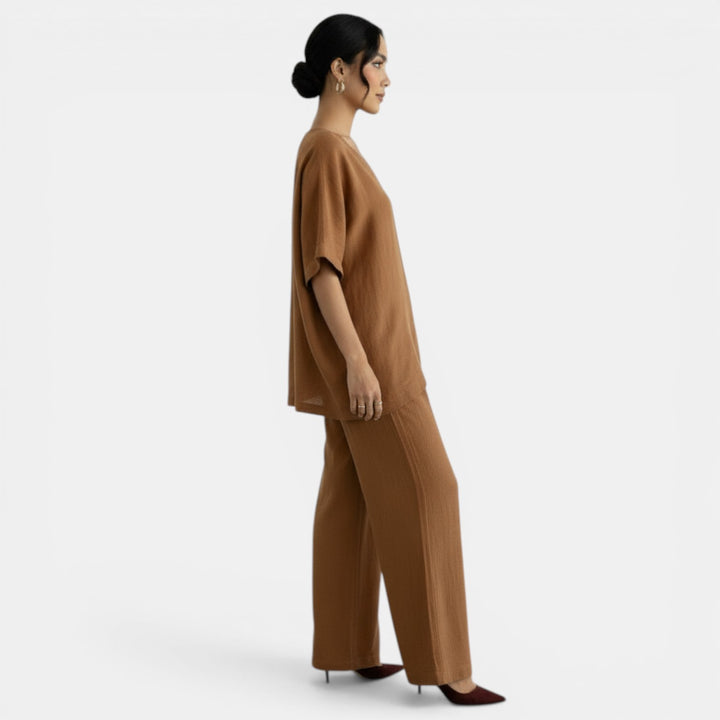 Conjunto Mujer Verano Algodón Lino