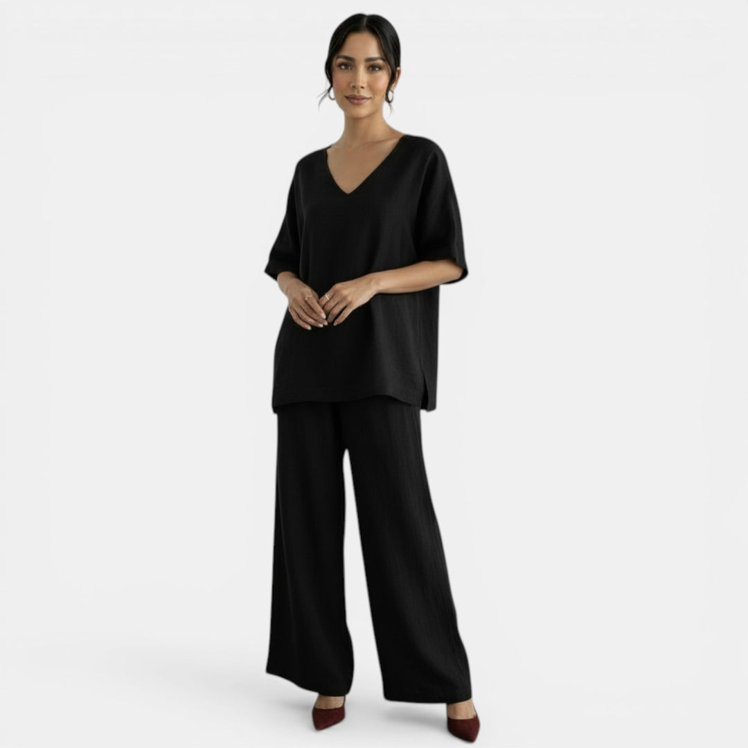 Conjunto Mujer Verano Algodón Lino