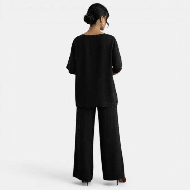 Conjunto Mujer Verano Algodón Lino