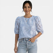 Blusa Gasa Mujer Elegante