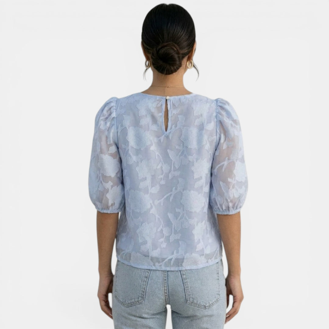 Blusa Gasa Mujer Elegante