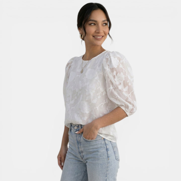Blusa Gasa Mujer Elegante