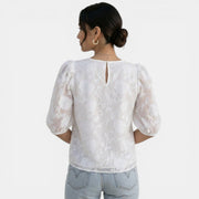 Blusa Gasa Mujer Elegante