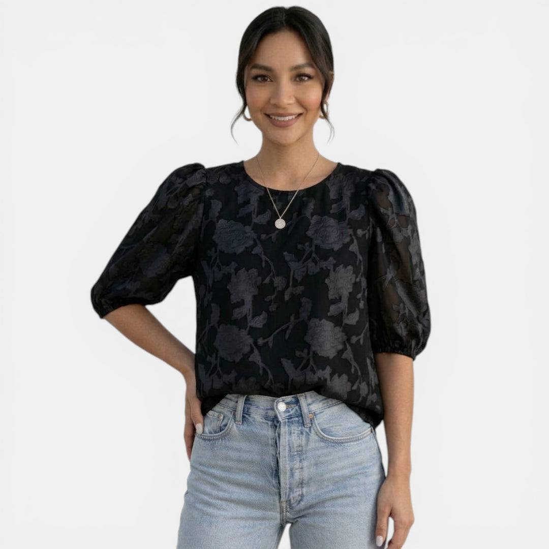 Blusa Gasa Mujer Elegante